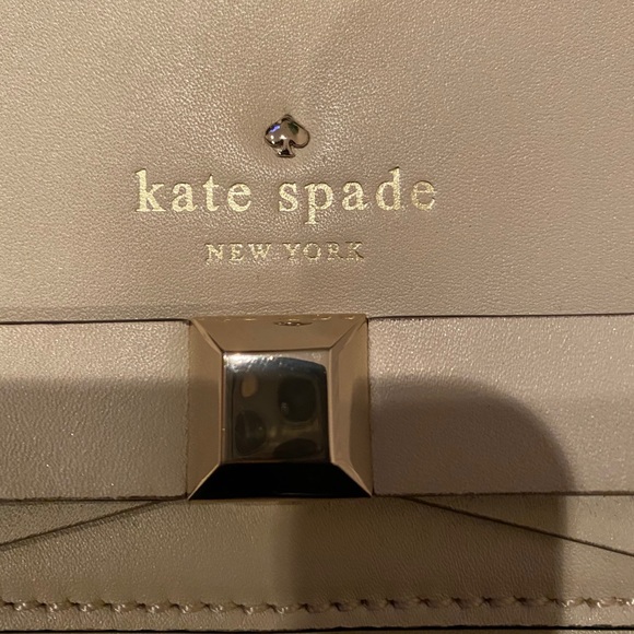 Kate Spade Crossbody Bag - Smooth Bow - Gold - Picture 3 of 11
